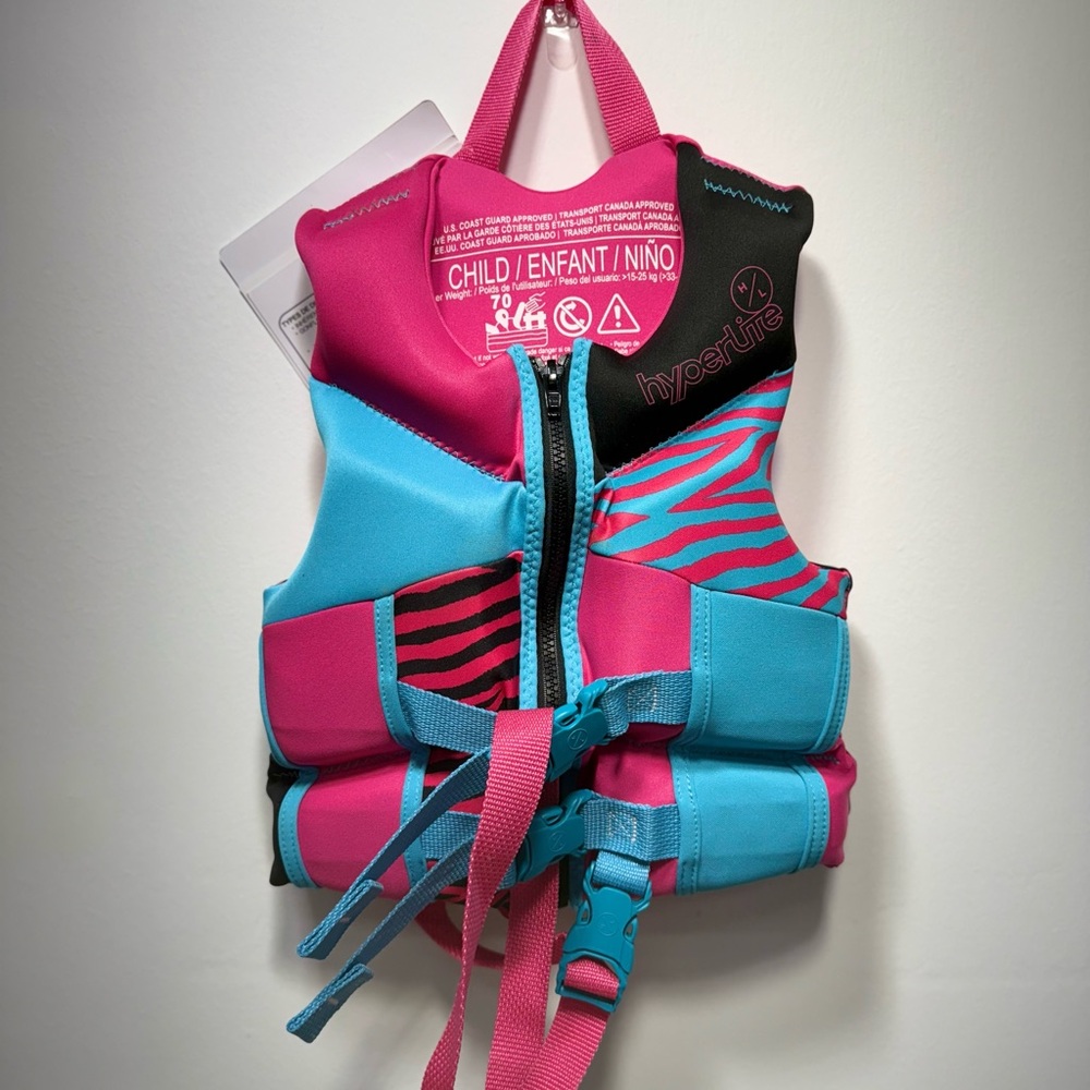 Kids Swim Vest - Pink and Blue